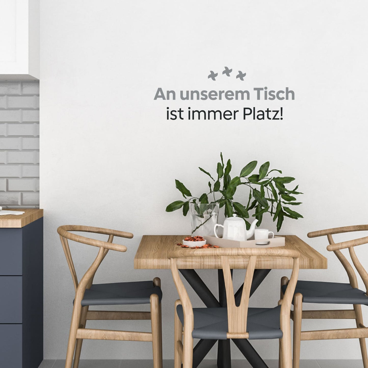 Wandtattoo Tisch