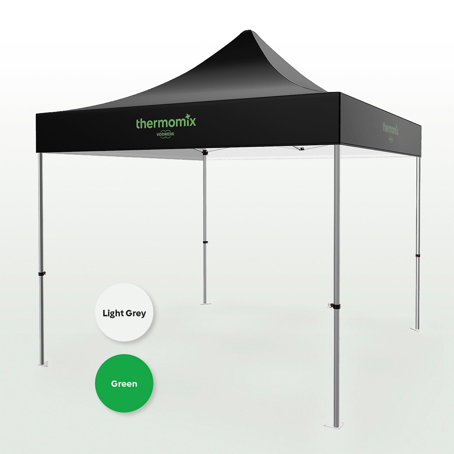 Pavillons mit Branding