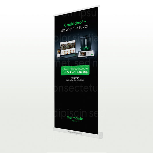 Austauschdruck RollUp Cookidoo 85x200cm