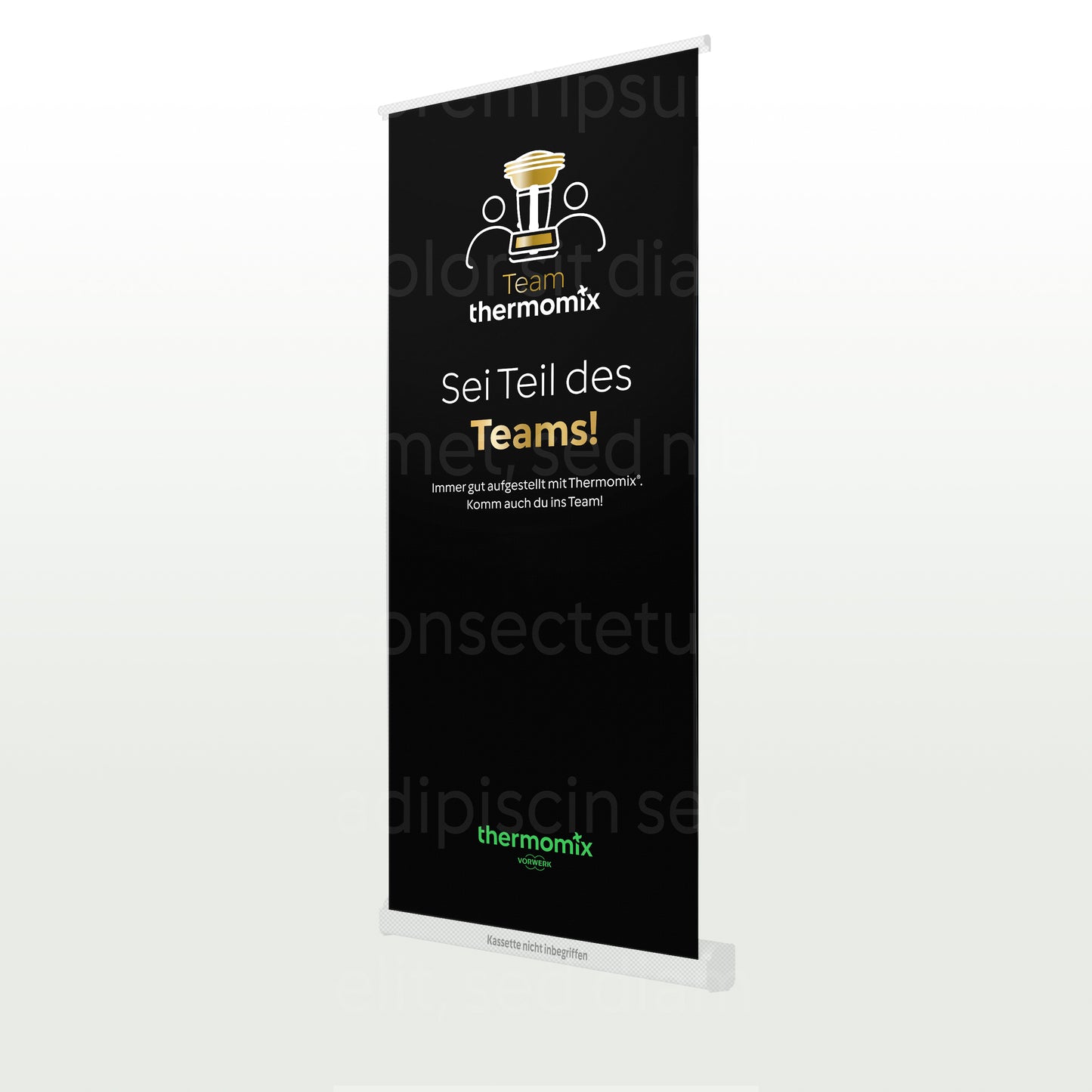 Austauschdruck RollUp Team 85x200cm
