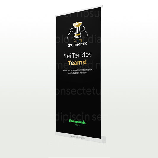 Austauschdruck RollUp Team 85x200cm
