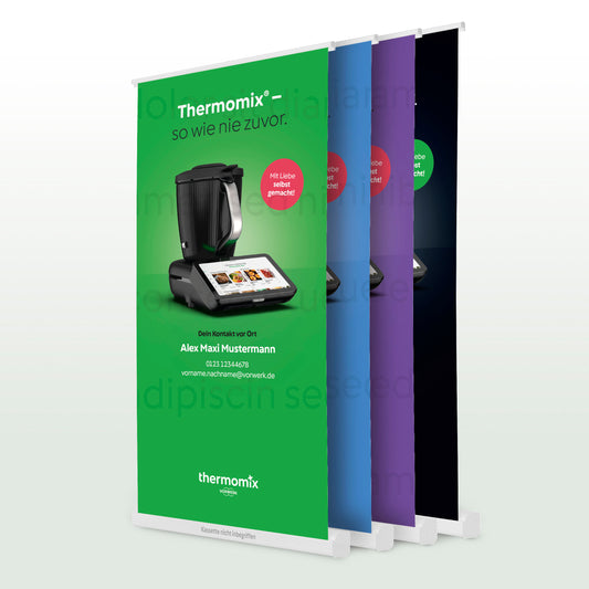 Austauschdruck RollUp TM7 Motiv 1 personalisiert 100x200cm