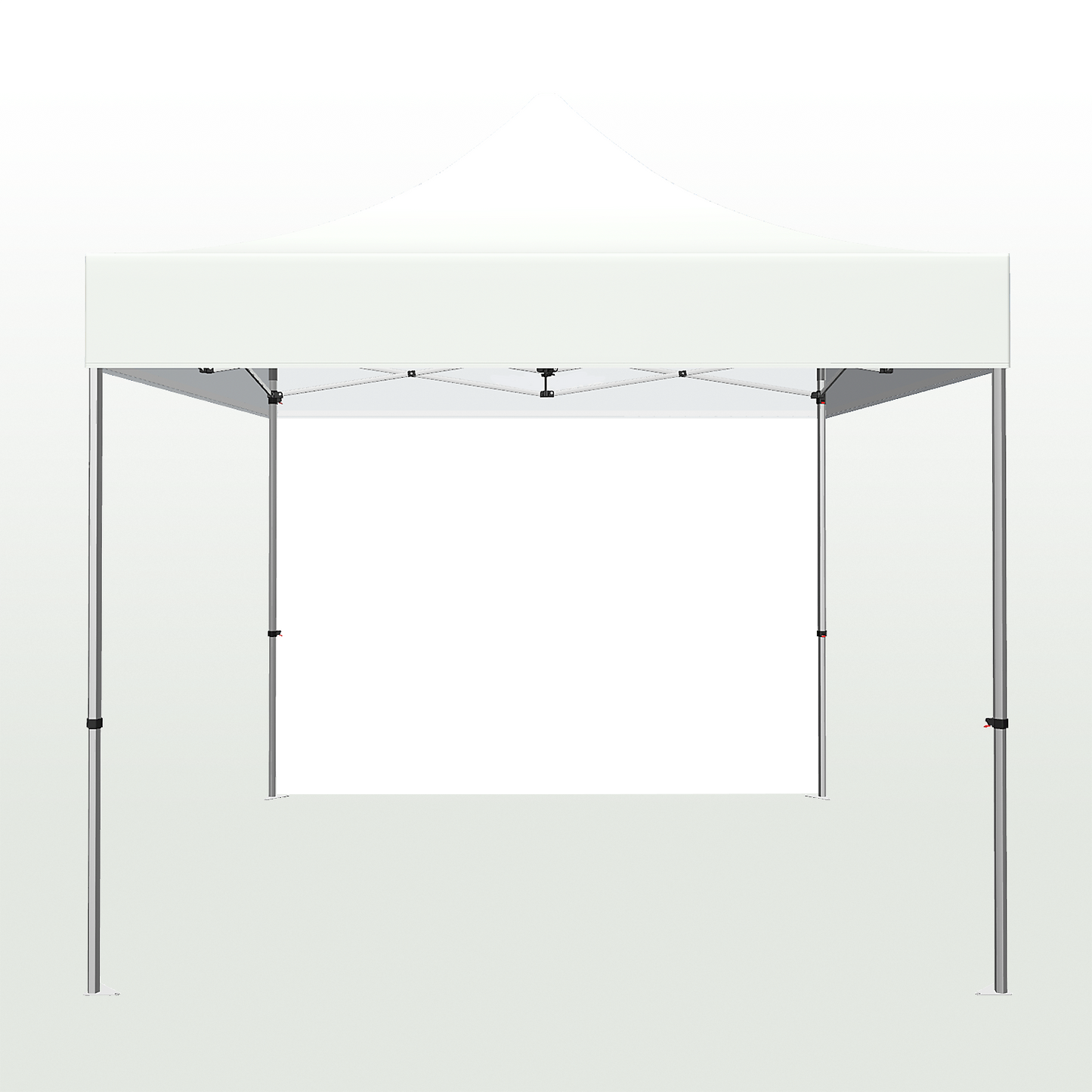 Seitenwand für Pavillon mit Branding