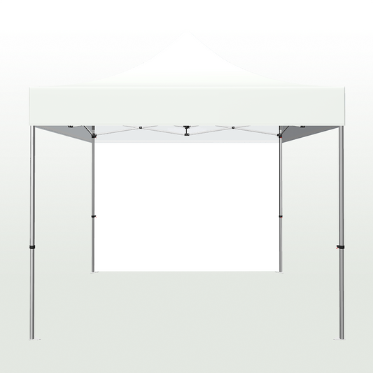 Seitenwand für Pavillon mit Branding