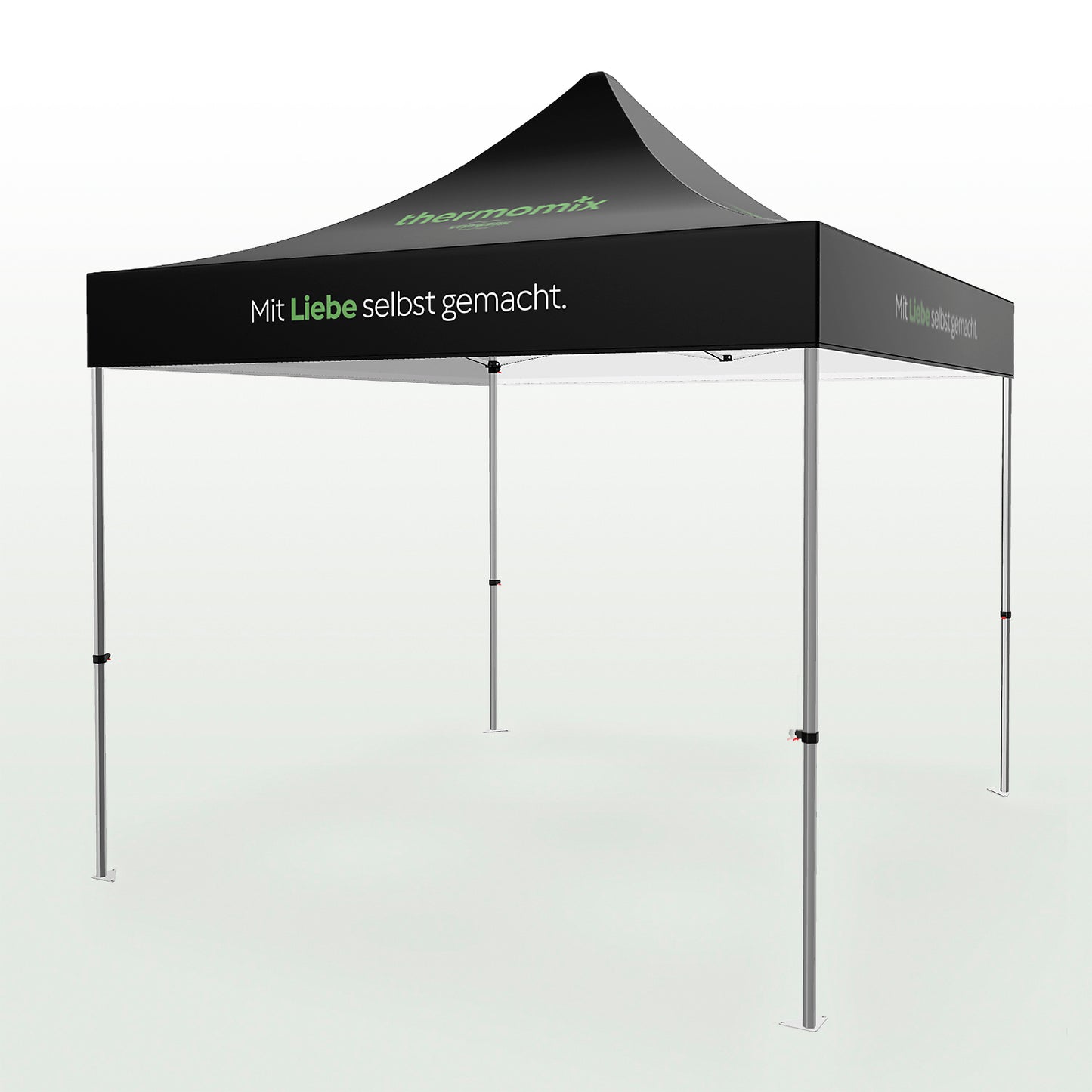 Pavillon 3x3 - Liebe & TM Logo