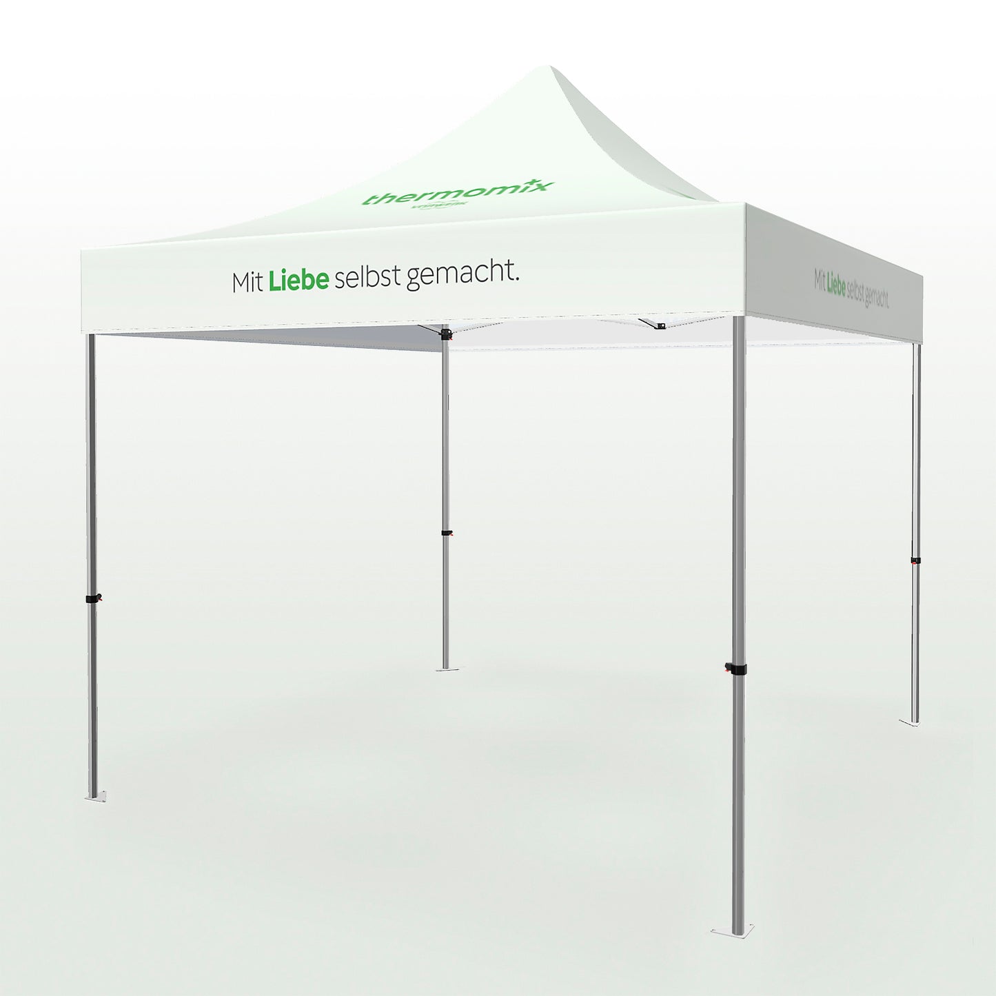 Pavillon 3x3 - Liebe & TM Logo